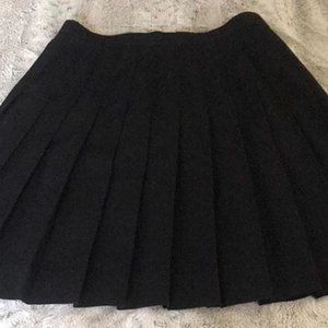 Talbots Navy Pleated Skirt 14/16